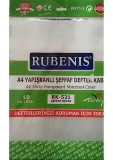 Rubenis Defter Kitap Kabı Karışık Renkli