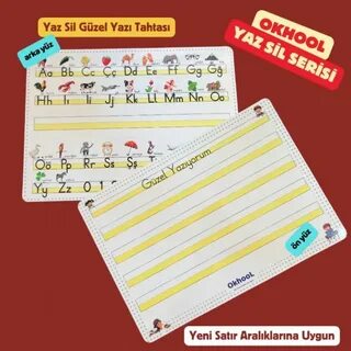 Güzel Yazı Tahtası Karton 1. Sınıf