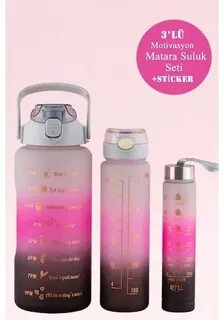 Motivasyon Pipetli Matara Suluk KD003550 Ml Shuıyınzı