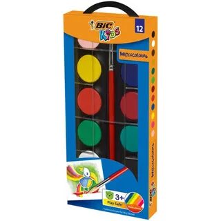 Bic Sulu Boya 12 Li Watercolors