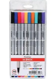 Globox Keçeli Kalem İnce Uçlu 0.4 Mm 10 Renk