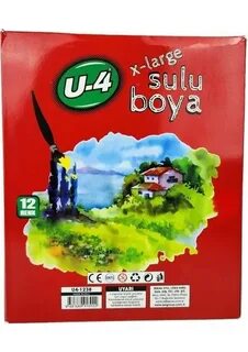 U-4 12 Lİ BÜYÜK SULU BOYA U4-1238 1 ADET