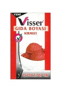 VİSSER GIDA BOYASI KIRMIZI 1 ADET