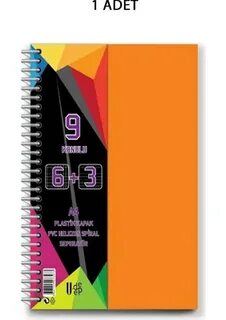 Ayraçlı Defter 4+3 Pp Kapak 210 Yaprak