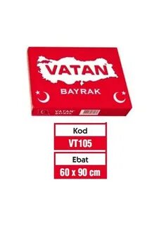 Vatan Polyester Bayrak 40x60