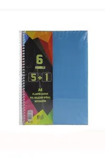 Ayraçlı Defter 5+1 Pp Kapak 180 Yaprak