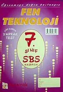 Sbs Ye Hazırlık Farklı Test Fen Ve Teknoloji Farklı Yayıncılık