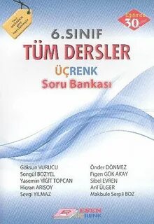 Tüm Dersler Soru Bankası Esen 3 Renk 6 Sınıf