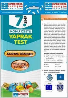 Sosyal Bilimler Yaprak Test 7 Sınıf