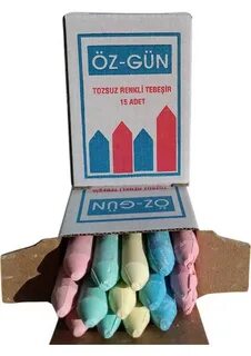 Öz-gün Tebeşir Renkli 15 Li