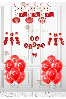 23 Nisan Süs Orta Parlak Açılır