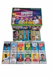 Futbolcu Kart Set 6 Lı