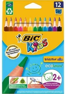 Bic Evolotion Üçgen Boya Kalemi Jumbo 12 Li