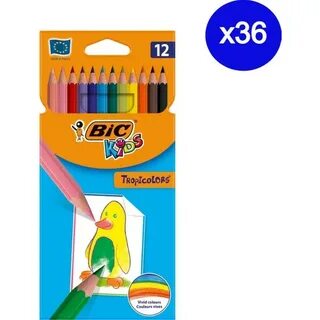 Bic Kuru Boya 12 Li Tropicolors