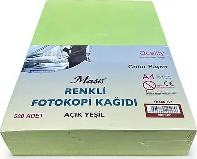 A4 TOP 500 ADET 80GR YEŞİL YAPRAK