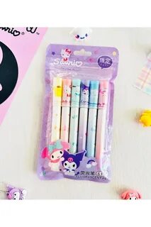 Kuromi Fosforlu Kalem 6 Renk