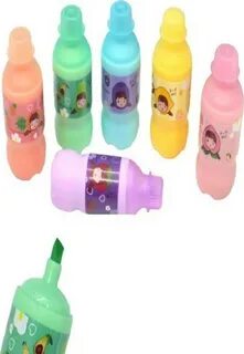 KOLA ŞİŞSESİ FOSFORLU KALEM 6 RENK B--601 1 PAKET