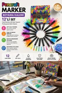 Pencraft art market kalem 12 li