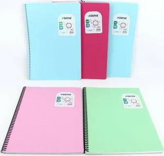 DEFNE DEFTER BÜYÜK A4 40 YAPRAK KARELİ PP KAPAK DFN-1155