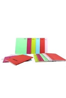 DEFNE DEFTER A4 BÜYÜK 40 YAPRAK KARELİ KARTON KAPAK