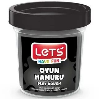 LETS OYUN HAMURU SİYAH 110 GR TEKLİ 1 ADET