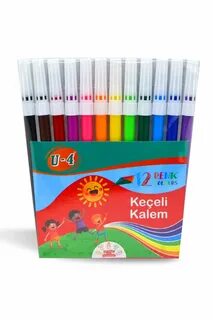 U-4 Keçeli Boya Kalemi 12 Li