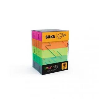 SİLKA NEON SİLGİ 10 LU ART.14