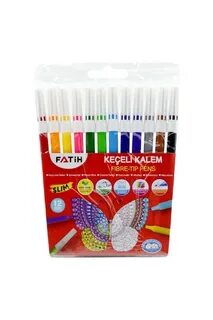 FATİH KEÇELİ KALEM 12 RENK SLIM