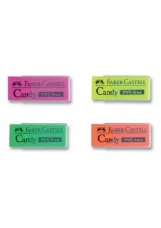 Silgi Faber Castell Candy Pvc-free Renkli