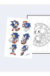 BOYAMA KİTABI STİCKER HEDİYELİ SONIC