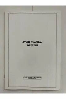 Aylık Puantaj Defteri