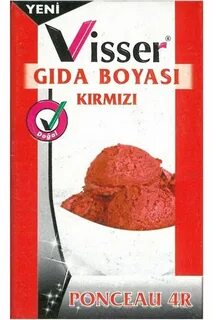 Gıda Boyası Kırmızı Visser