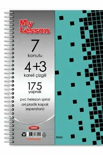 Ayraçlı Defter 4+3 Pp Kapak