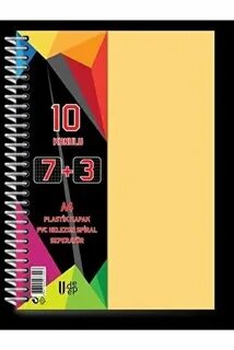 Ayraçlı Defter 7+3 Pp Kapak