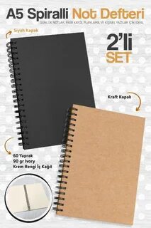 60 Yaprak Defter Çizgisiz A5 Küçük Tek Orta Umut