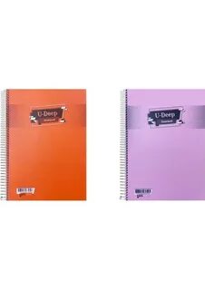 120 Yaprak Defter A4 Büyük Çizgili Telli Umut PP Kapak