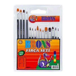 BRONS BR-249 FIRÇA SETİ 15Lİ