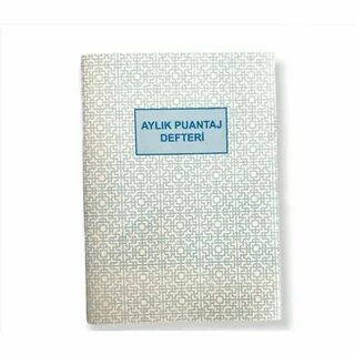 Aylık Puantaj Defteri 14x20 16 Yaprak Ce.Ka