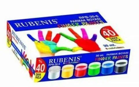 Rubenis Parmak Boyası 6 Lı