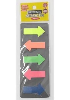 Blok Not Sticker Set Ok Şekilli Rubenis