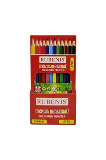 KURU BOYA UZUN 12 RENK RUBENİS 2720