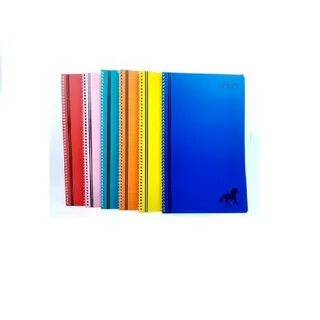 96 Yaprak Defter A4 Büyük Kareli Telli Ufen PP Kapak