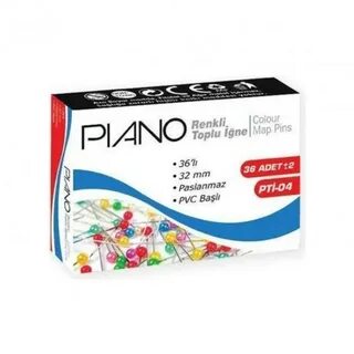 Piano Renkli Toplu İğne