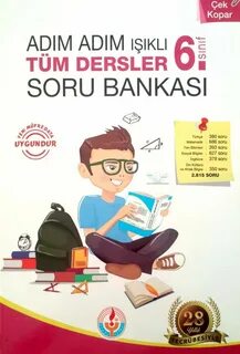 Tüm Dersler Soru Bankası Adım Adım Işıklı 6 Sınıf Çek Kopar
