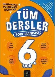Tüm Dersler Soru Bankası Element Yayınları 6 Sınıf