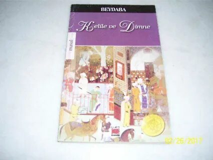 100 Temel Eser Beydaba Kelile Ve Dimne Eğitim Yayınları
