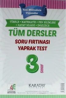 Soru Fırtınası Yaprak Test Aytest Yayınları 3 Sınıf